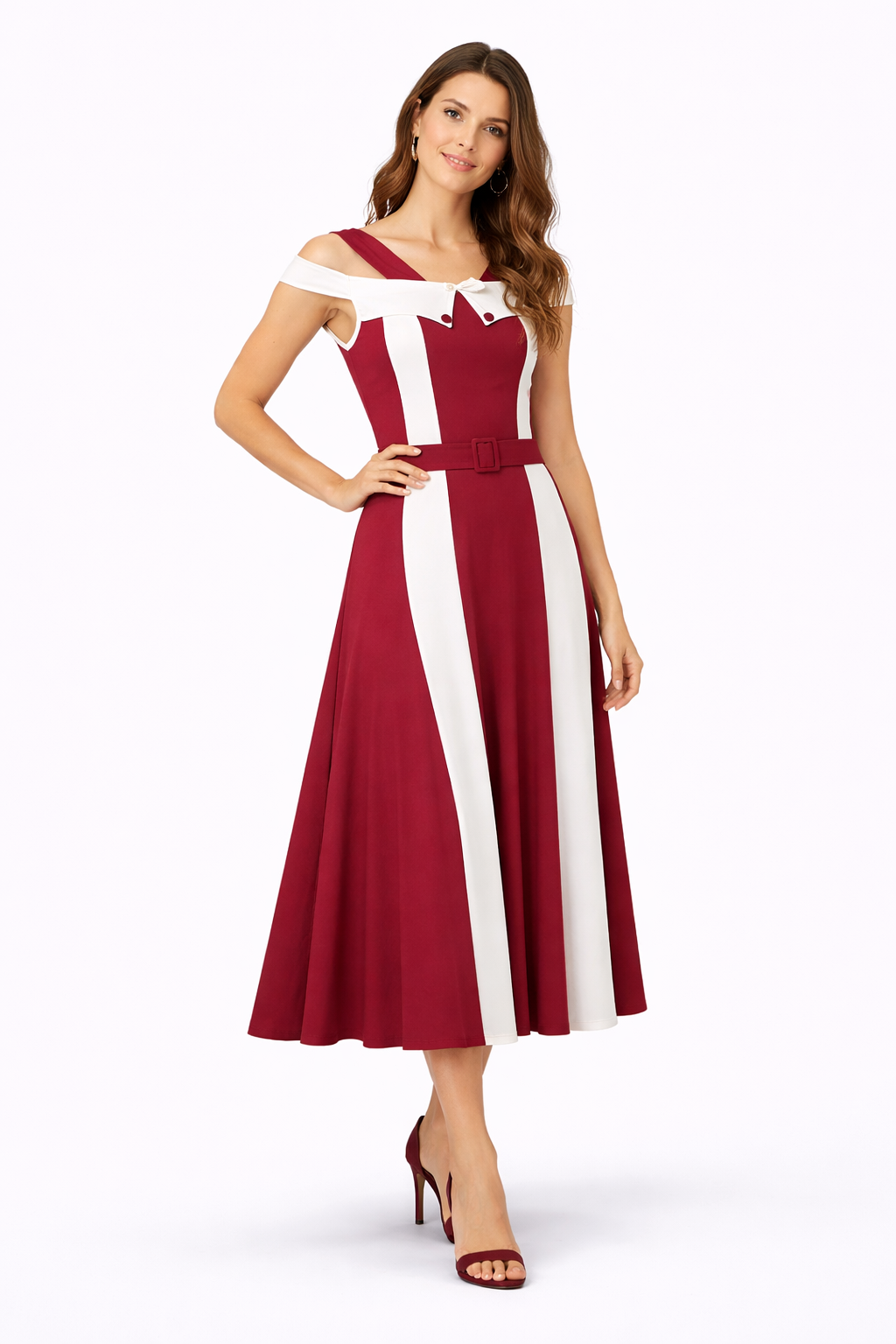 سحر الأحمر في تصميم لا يُقاوم